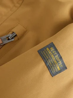 jaune ocre - Parka imperméable doublée de borg (3mois-7ans)