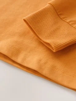 jaune ocre - T-shirt confortable à manches longues (3-16 ans)