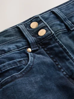 Jean bleu foncé - Jean skinny coupe slim à effet rehausseur