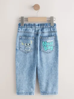 Jean bleu moyen - Jean Monster Graffiti (3mois-7ans)