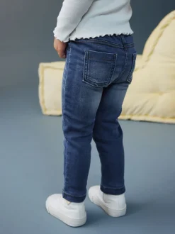 Jean bleu moyen - Jeggings à taille élastiquée (3mois-7ans)