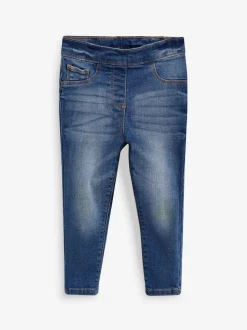 Jean bleu moyen - Jeggings à taille élastiquée (3mois-7ans)