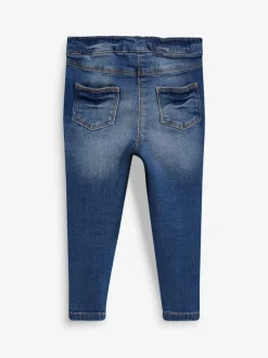 Jean bleu moyen - Jeggings à taille élastiquée (3mois-7ans)