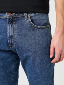 Jean bleu moyen - Wrangler Coupe ajustée Texas Jeans