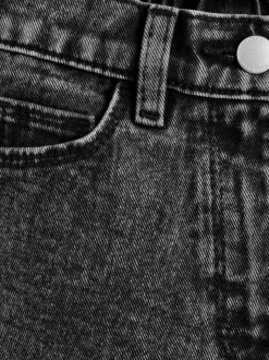 Jean gris - Jean mom 100 % coton (3-16ans)