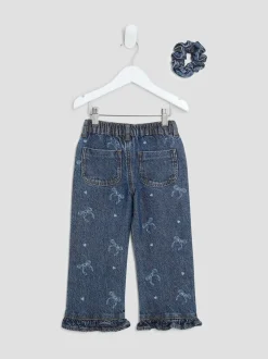 Jean River Island Denim à nœud