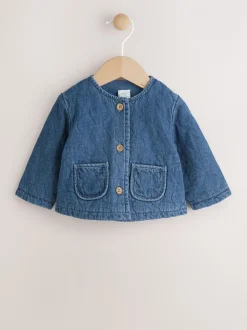 Jena bleu - Veste matelassée en jersey pour bébé (0mois à2ans)