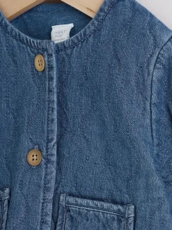 Jena bleu - Veste matelassée en jersey pour bébé (0mois à2ans)
