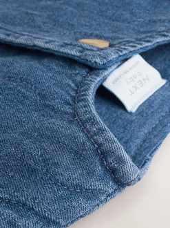 Jena bleu - Veste matelassée en jersey pour bébé (0mois à2ans)