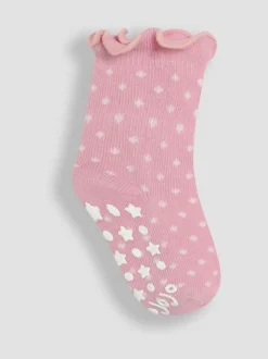 Jojo Maman Bébé Chaussettes en coton à volants 3 Lot