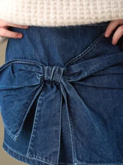Jupe Angel & Rocket Casey en jean à nœud