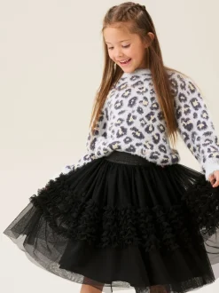 Jupe Angel & Rocket Sallie en maille à volants