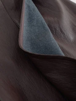 Jupe Kilt mi-longue Nodinary en similicuir