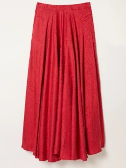 Jupe mi-longue en jacquard FatFace