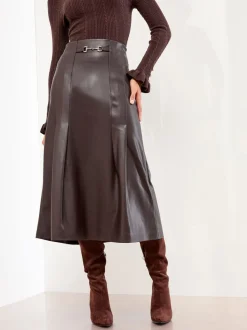 Jupe mi-longue plissée Lipsy Box