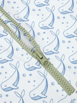 KIDLY BY MORI Combinaison anti-soleil Bleu à manches 3/4