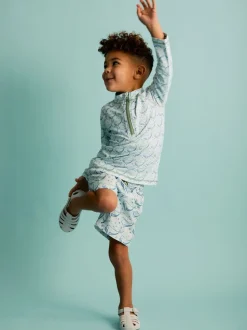 KIDLY BY MORI Short de bain bleu