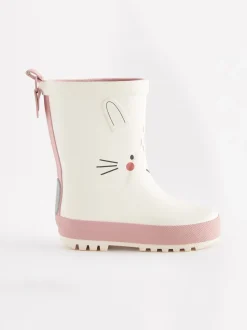 Lapin blanc - Bottes de pluie