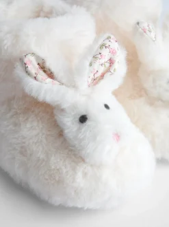 Lapin blanc - Chaussons bottes JoJo Maman Bébé en peluche