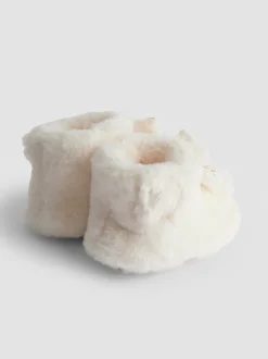 Lapin blanc - Chaussons bottes JoJo Maman Bébé en peluche