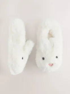 Lapin blanc - Slippers de caractère