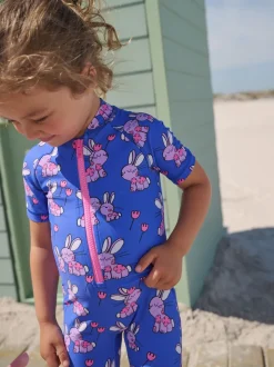 Lapin Bleu cobalt - Maillot de bain Sunsafe (3mths-10yrs)