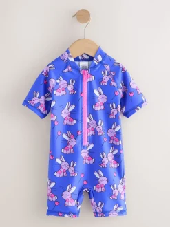 Lapin Bleu cobalt - Maillot de bain Sunsafe (3mths-10yrs)