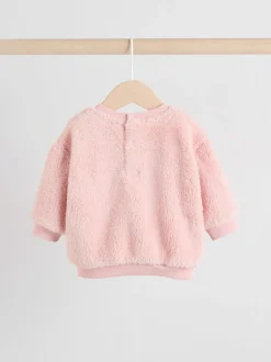 Lapin rose - Ensemble de Hauts et Leggings en polaire Bébé 2 pièces (0mois-2ans)
