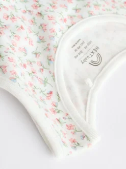Lapin rose - Paquet de bodys pour bébé avec gilet 5