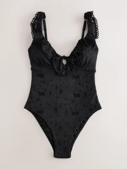 Laura Ashley Maillot de bain brodé Tummy Control