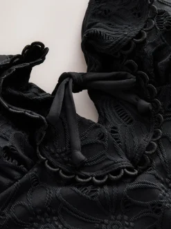 Laura Ashley Maillot de bain brodé Tummy Control