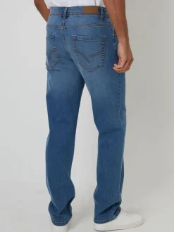 Lavage léger - Jean droit Threadbare stretch