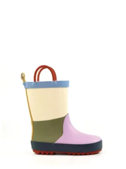 Lazy Dogz Bottes Wellingtons violettes à motif bubblegum pour tout-petit