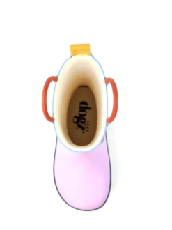 Lazy Dogz Bottes Wellingtons violettes à motif bubblegum pour tout-petit