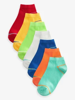 Les couleurs de l'arc-en-ciel - Paquet de chaussettes de sport en coton riche 7