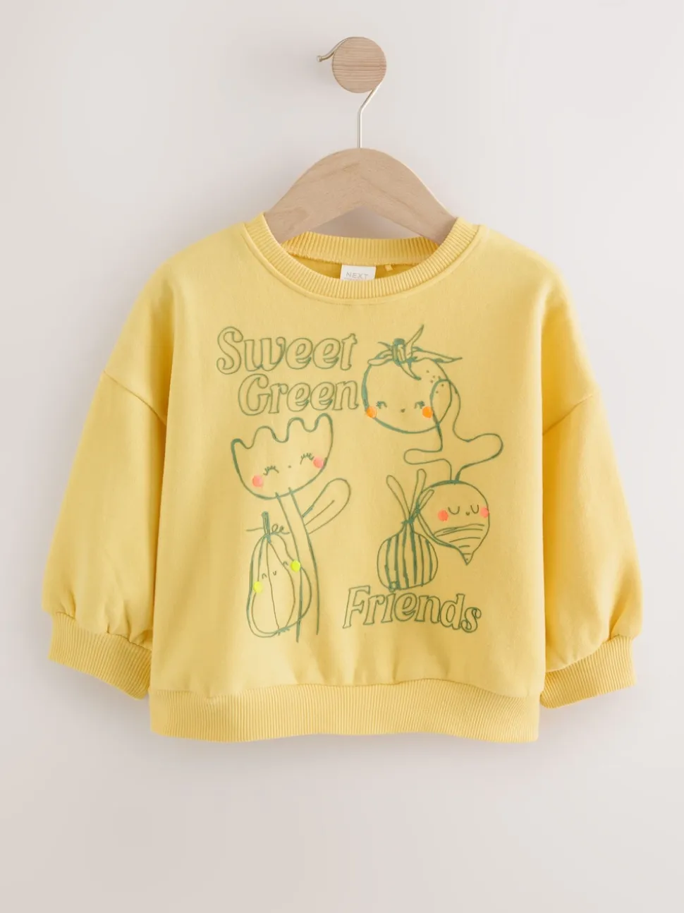 Légumes jaunes - Sweat à col ras du cou (3mths-7yrs)