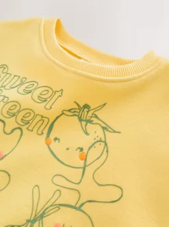 Légumes jaunes - Sweat à col ras du cou (3mths-7yrs)