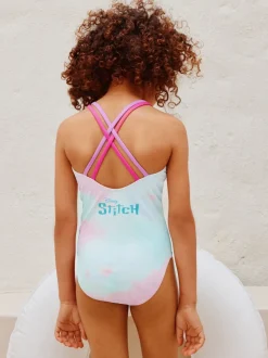 Licence Bleu Stitch - Maillot de bain à double bretelle (3-16yrs)