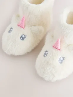 Licorne blanche - Bottes Slipper