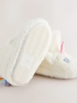 Licorne blanche - Bottes Slipper