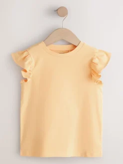 Licorne blanche - Lot de 3 t-shirts à manches volantées (3-16ans)