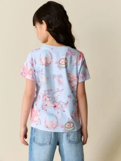 Licorne bleue - T-shirt (3-16ans)