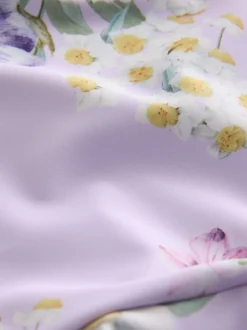 Lilas violet à fleurs - Ensemble de natation Sunsafe (3mths-7yrs)