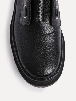 Linzi bottes militaires de lancement avec détail zippé sur le devant