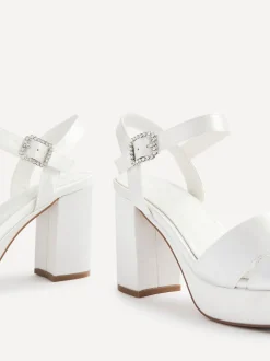 Linzi Mariage Perola Cross-Over Strappy Platform Sandales