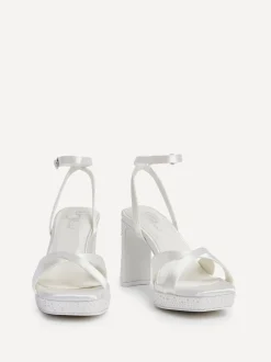 Linzi Sandales à talons plateformes Mariage Romantica avec Ornements