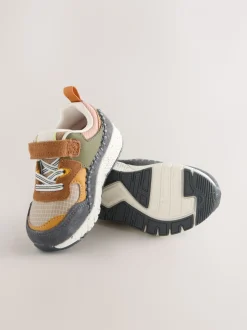 Lion Marron - Entraîneurs en dentelle élastique