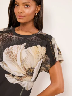 Lipsy pyjama en jersey haut et pantalon à manches courtes