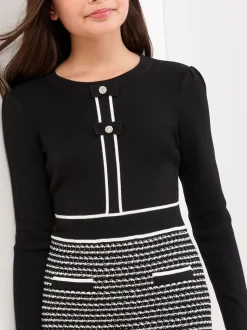 Lipsy Robe 2en maille bouclée1 en maille (5-16ans)