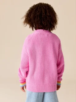 Little Bird by Jools Oliver Cardigan en maille à col en V et fraise